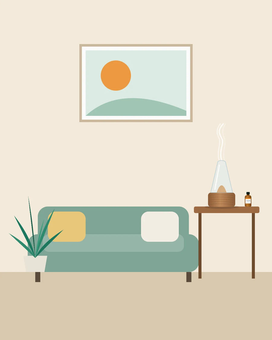 The living room